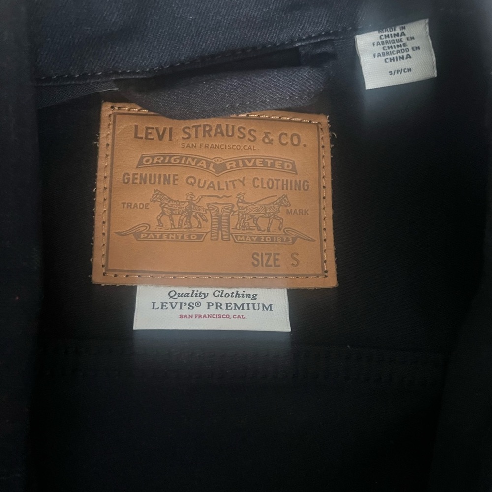 Levi Black Denim Jacket